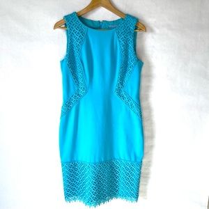 ANTONIO MELANI Blue Mini Dress